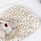 Hooyax Muslin Baby Lounger Cover 2 Pack, Organic Removable Lounger Slipcover For Newborn, Baby Padded Lounger Infant Floor Seat