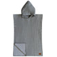 Jade&Kai Hooded Towel for Babies + Toddlers | Snaps into a Poncho | Organic Cotton Waffle | Lighweight and Absorbent | Bath, Bea