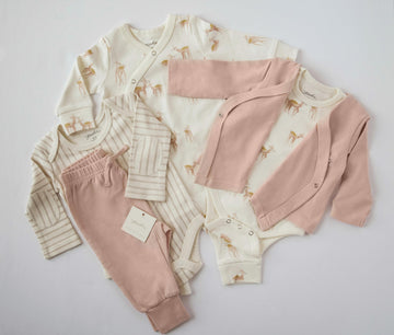 Pehr Kimono Romper Giraffe / 0-3 Mos.