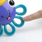 Nuby Vibe-eez Vibrating Teether - Battery Powered - Textured Surface and Easy to Grasp Toy for Baby Teething Relief - 3+ Months