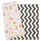 Baby Care Play Mat (Large, Zig Zag - Black) 82'' X 55'' Original One-Piece Reversible Rollable Waterproof Play Mat For Infants,
