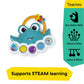 Baby Einstein Ocean Explorers Neptunes Busy Bubbles Sensory Activity Toy, with Interactive Lights and Music, Ages 3+ Months