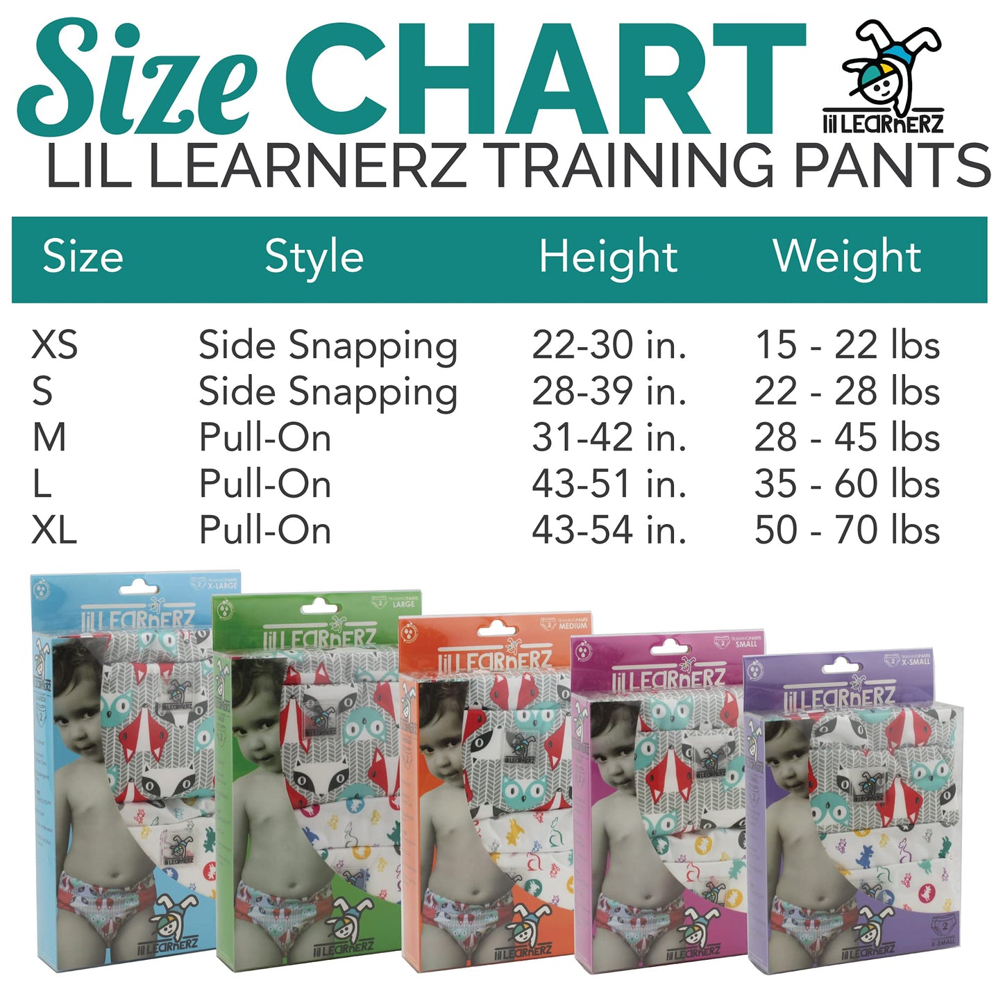 Kanga Care Lil Learnerz Reusable Swim and Toilet Training Pants (XSmall - Destiny & Unity)