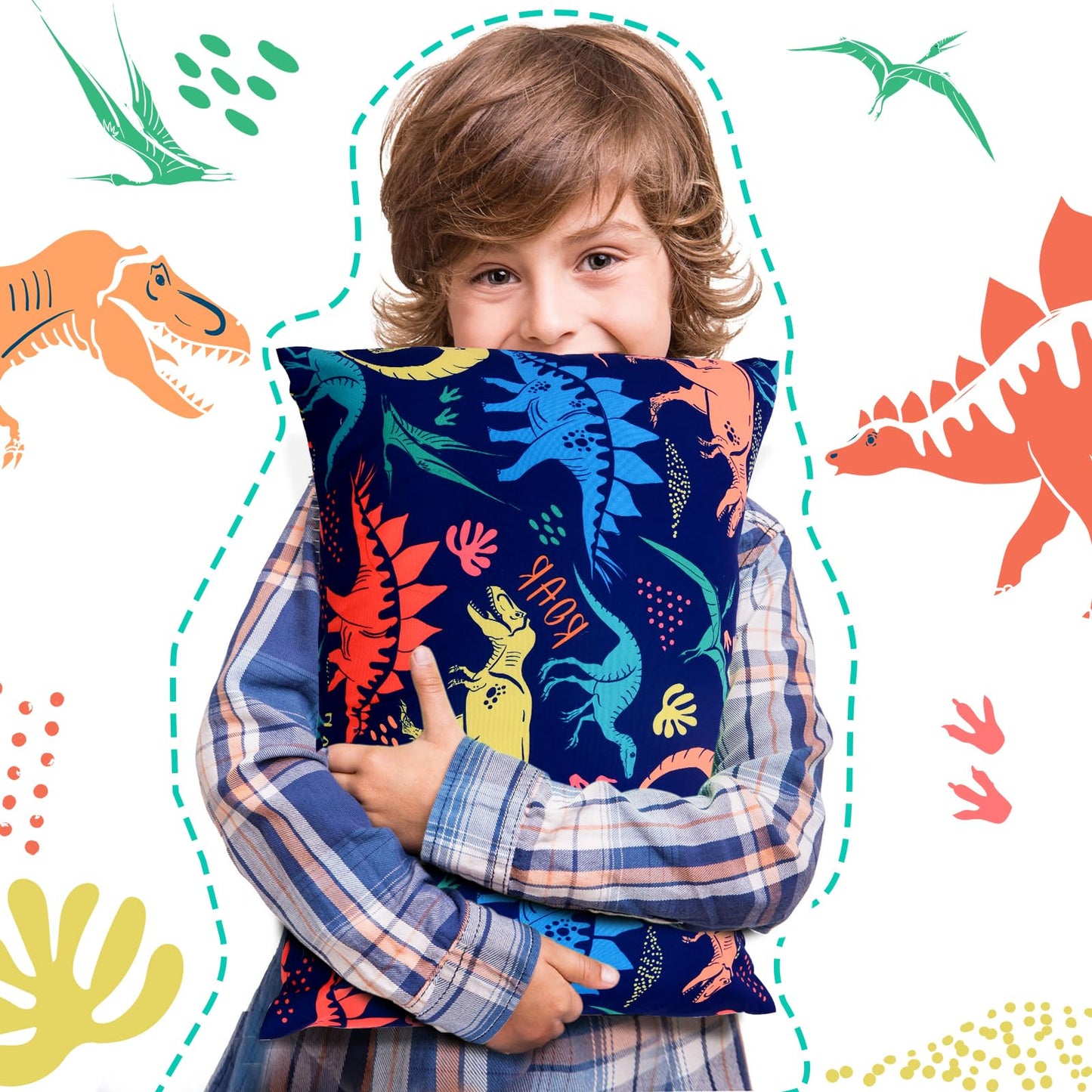Cloele Kids Toddler Pillowcase Envelope Travel Pillowcase Baby Pillow Cover Fits Pillows Sized 12X16 Or 13X18-1 Pack Navy Small