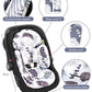 Tinlyfinly Infant Car Seat Insert, Head And Body Support, Reversible Newborn Insert Compatible With Baby Carseat, Stroller, Mama