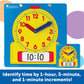 Learning Resources Write & Wipe Clocks Classroom Set - 25 Pieces, Ages 6+ Laminated Dry-Erase, Teaching Aids, Teacher Supplies,
