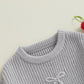 Jlkgicf Toddler Baby Girl Chunky Sweater Cherry Embroidery Knit Sweater Pullover Crewneck Shirt Valentines Spring Clothes (Cherr