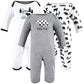Hudson Baby Girls Unisex Cotton Coveralls, Bear Gray Black, 0-3 Months, Baby Bear Gray Black, 0-3 Months Us