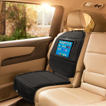 Munchkin Car Seat Cover With Tablet Holder For Under Baby Car Seats And Toddler Booster Seats, Elite Seat Guardian Protector, Re