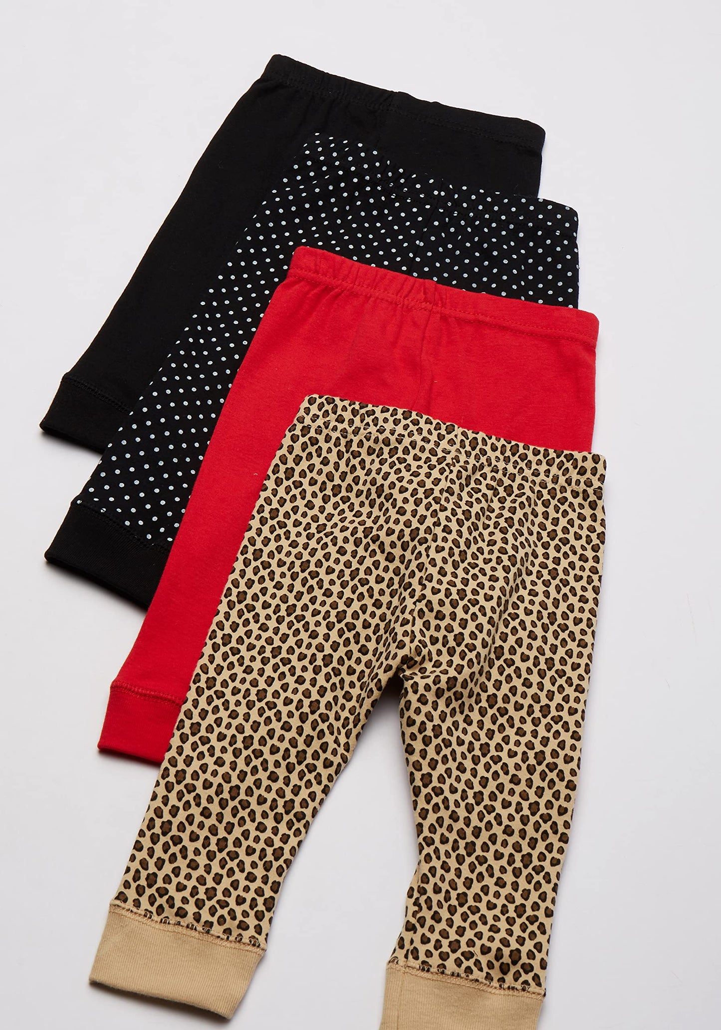 Hudson Baby Unisex Baby Cotton Pants and Leggings Basic Leopard, 2 Toddler