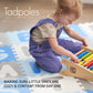 Tadpoles Foam Playmats for Kids, 36 Interlocking Tiles Teach the ABCs and Numbers 0-9, Total Floor Coverage 74    x 74    (36 Sq