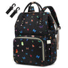 Yusudan Butterfly Diaper Bag Backpack for Baby Girls, Mom Waterproof Large Nappy Bags for Women