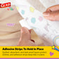 Glad For Kids Unicorn Paper Disposable Bibs With Crumb Catcher For Feeding - Absorbent And Leakproof Eating And Travel Must Have