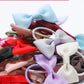 Jollybows 80 Pcs Hair Bow Tie For Girls - Baby Mini Hair Tie Bows Elastic Hair Accessories For Toddler Infant