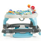 Storkcraft 3-In-1 Activity Walker And Rocker With Jumping Board Feeding Tray, Interactive Toy Tray For Toddlers Infants, Blue/Gr