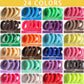 Ygdz 280 Pcs Cotton 24 Colors Hair Ties Set With Organizer Box - Seamless Soft Mini Elastics Ponytail Holders And Hair Accessori