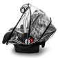 Car Seat Rain Cover,Food Grade Eva,Universal Car Seat Rain,Waterproof, Windproof Protection,Protect From Dust Snow,Rain Cover Fe