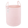 Xuanguo Cotton Rope Laundry Basket Hamper For Girls Kids Baby Nursery Hamper Bin Woven Storage Basket For Living Room Girls Room