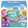 Pampers Training Pants - Easy Ups Girls & Boys - Size 4T-5T, 56 Count, My Little Pony Potty Underwear (Packaging May Vary)