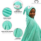 Mothera Kids Hooded Bath Towel And Toddler Bath Towel, Coral Fleece Kids And Toddler Towel, Kids Animal Hooded Towels For Toddle