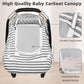 Car Seat Cover Baby,Winter Car Seat Covers for Boys Girls,Grey Infant Car Seat,Lined with Minky Dots Fabri, Double-Layer Windows