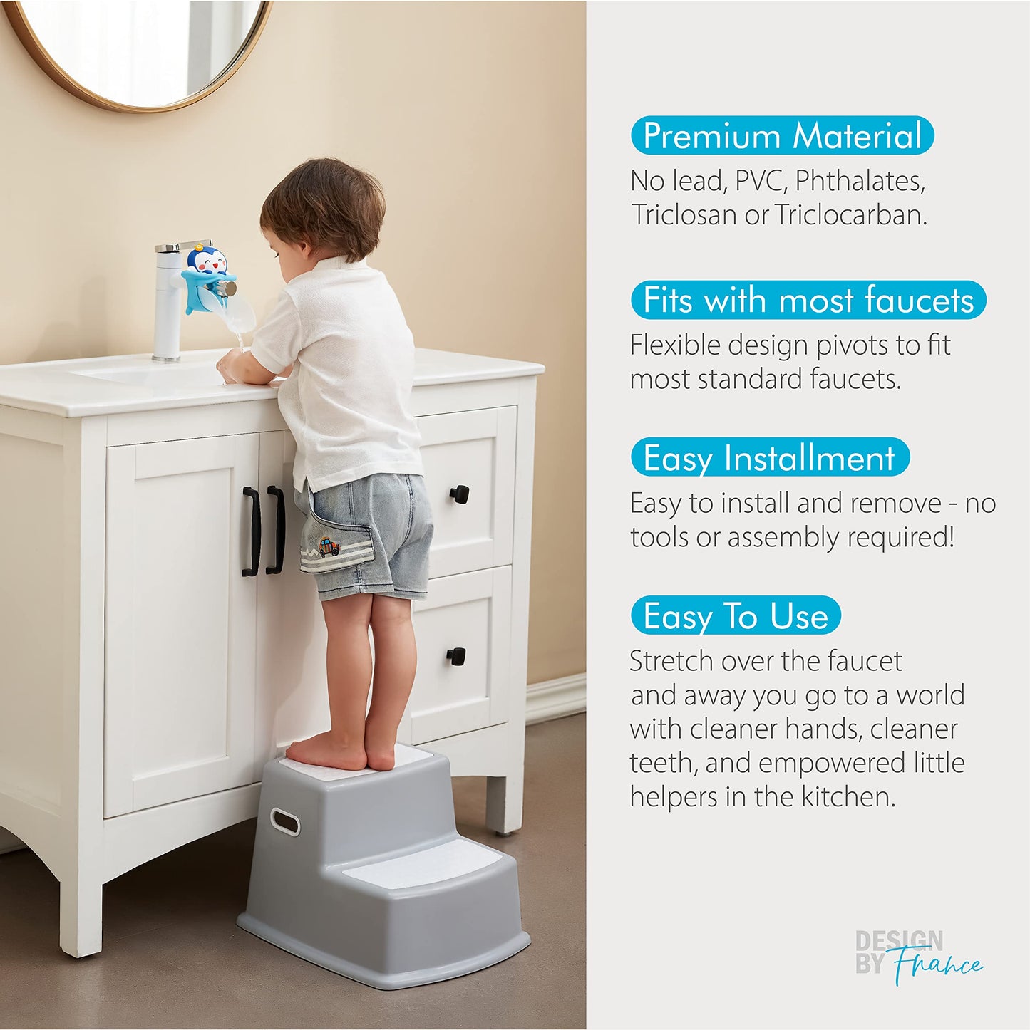 Bathroom Faucet Extender For Kids Sink Extender For Toddlers Faucet Extender Cute Penguin Faucet Extender For Toddlers Baby Kids