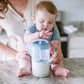 Dr. Brown'S Baby Formula Mixing Pitcher With Adjustable Stopper, Locking Lid, & No Drip Spout, 32Oz, Bpa Free, Blue