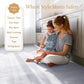 Popsykosy Premium Exercise & Baby Foam Play Mats - Stylish & Large Non-Toxic Odorless Floor Mat - 6 Tiles - Spacious 6Ft X 4Ft -