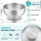 Haware 6-Piece Kids Bowls, 12Oz Sus304 Metal Bowl For Toddler Children, Small Baby Bowls For Feeding/Soup/Snacks, Multipurpose 1
