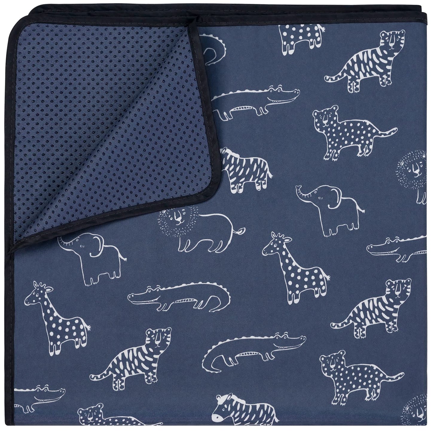Baby Splat Mat For Under High Chair, 51 X 51 Inch Splash Mat, Waterproof And Washable Spill Mat, Anti-Slip Floor Protector, Safa