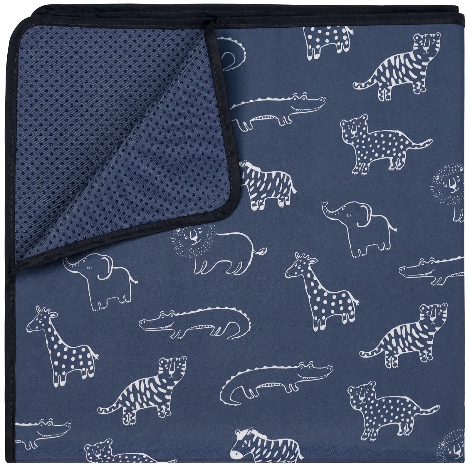 Baby Splat Mat For Under High Chair, 51 X 51 Inch Splash Mat, Waterproof And Washable Spill Mat, Anti-Slip Floor Protector, Safa