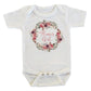 Flower Girl Wedding Wreath Onesie / Bodysuits (03 Months, Wreath 1)