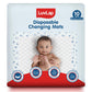 Luvlap Disposable Baby Underpad Cum Changing Mats, 10 Count 60X60 Cm Waterproof Pads For Baby, Breathable Underpads Act As 100% 