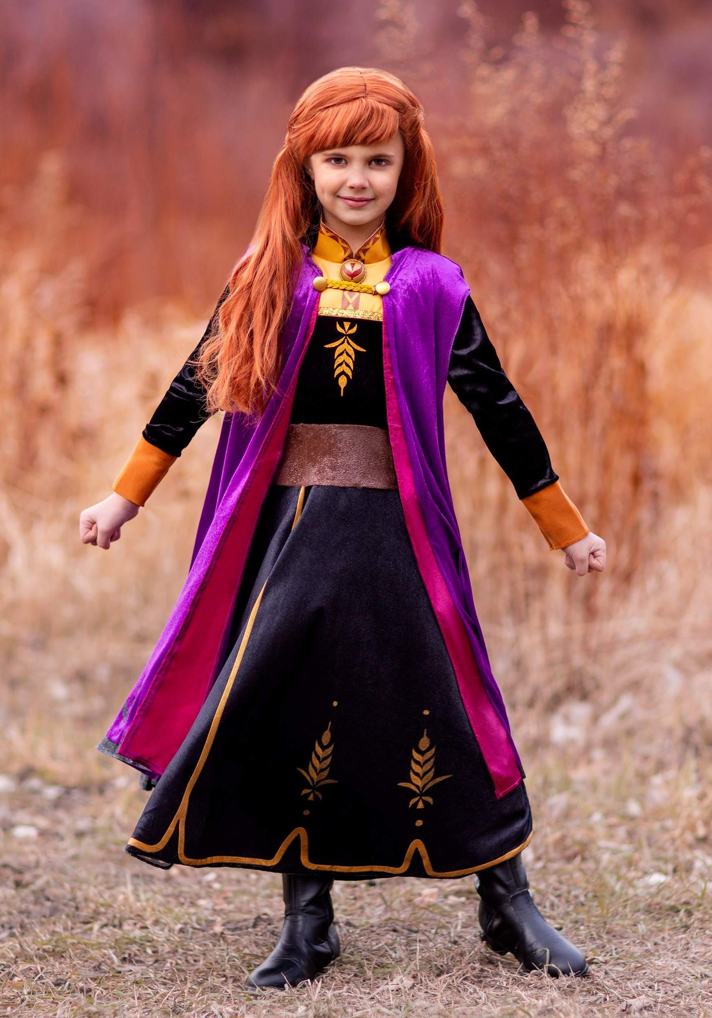 Girls Anna Deluxe Costume Frozen 2 Size 10/12