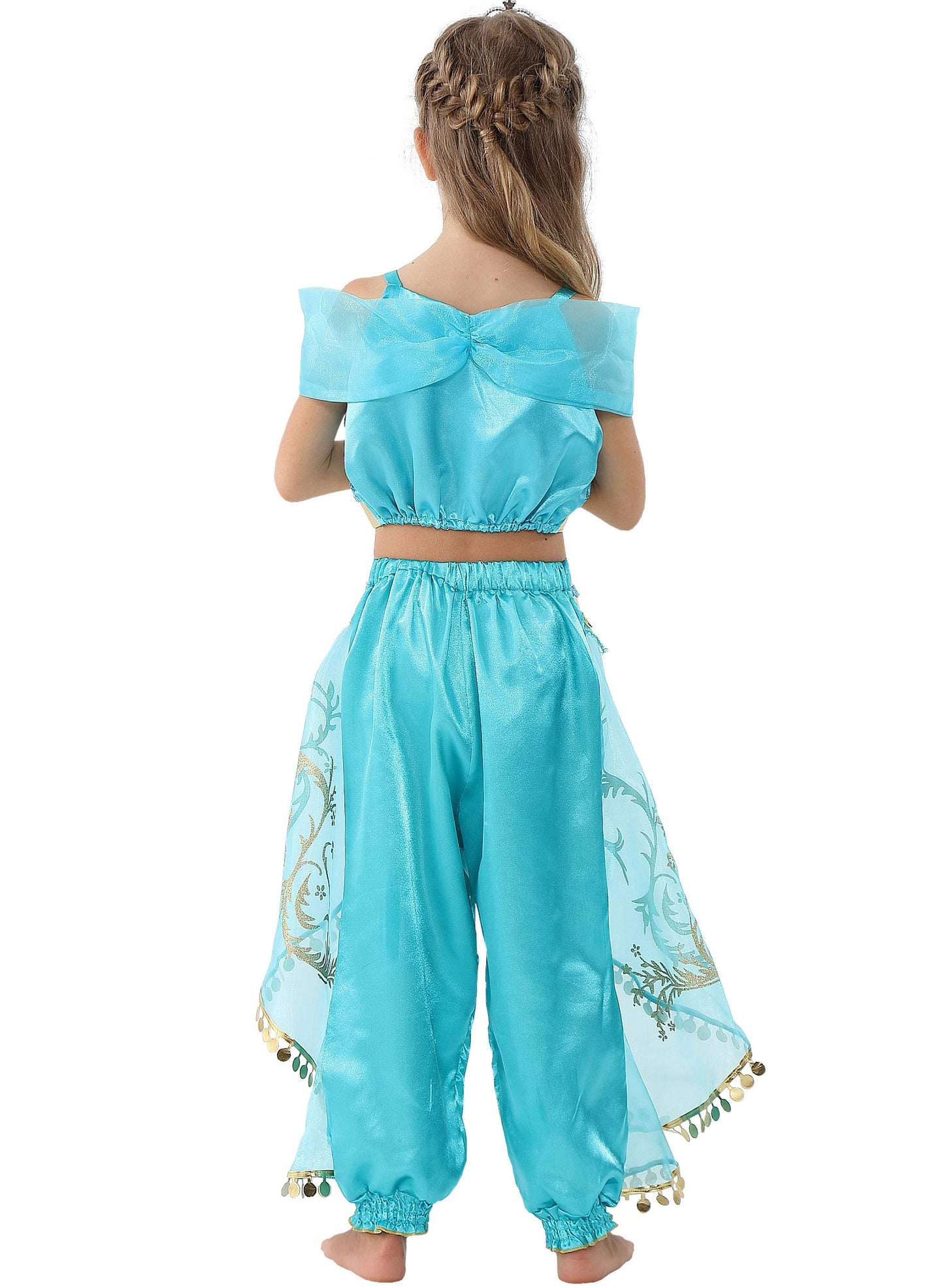 Dressy Daisy Girls Princess Dress Up With Headband Costumes Halloween Party Fancy Dress Size 6, Style A