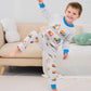 Boys Pajamas Truck 100% Cotton Construction Pjs Toddler 2 Piece Long Sleeve Sleepwear Kids Christmas Clothes Set 4T