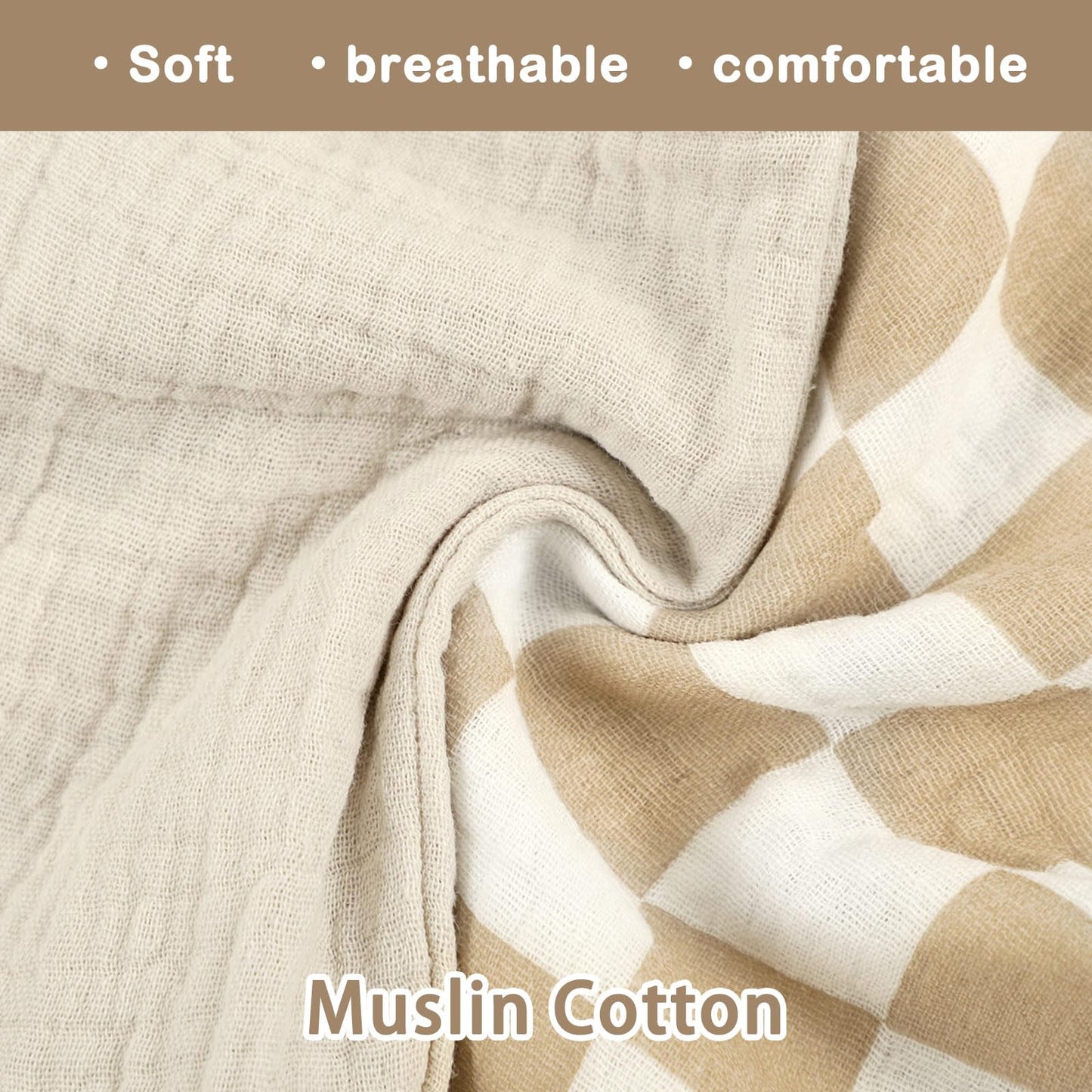 Dilimi Muslin Nursing Pillow Cover 2 Pack, Removable Nursing Cover For Breastfeeding Pillows, Ultra Soft Comfortable Slipcover F