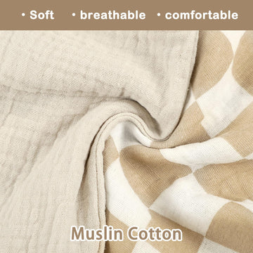 Dilimi Muslin Nursing Pillow Cover 2 Pack, Removable Nursing Cover For Breastfeeding Pillows, Ultra Soft Comfortable Slipcover F