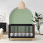 Gap Babygap Tate 4-In-1 Convertible Crib - Greenguard Gold Certified, Ebony/Natural