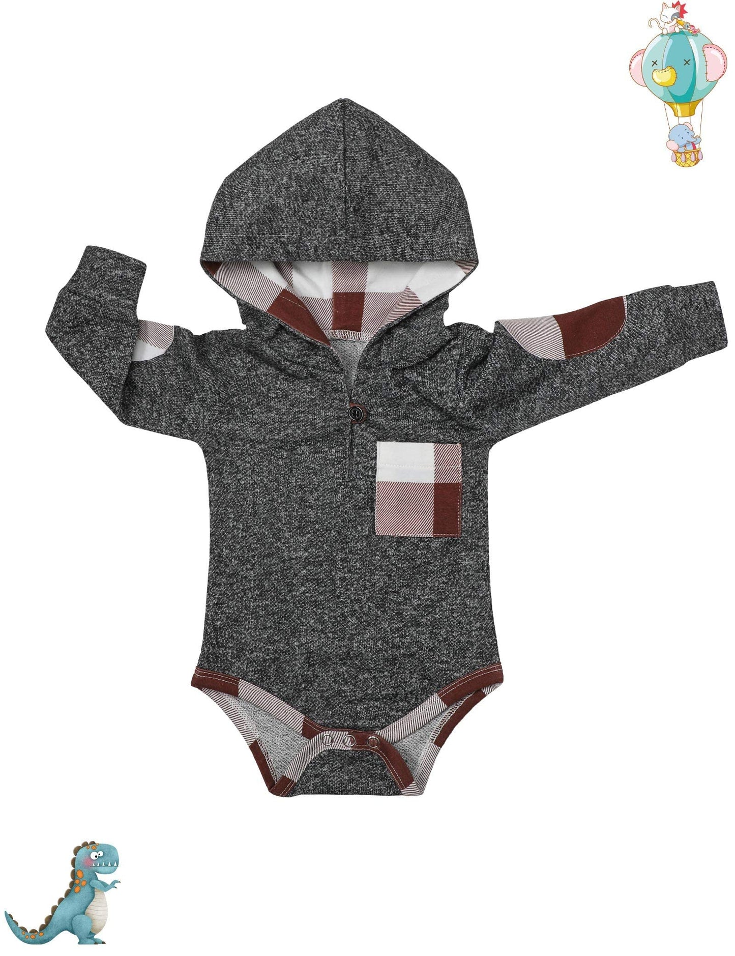 Fommy Baby Boy Clothes 0-3 Months Baby Boys Hoodie + Pants Baby Boys Winter Outfits 2Pcs Set Stuff Gifts