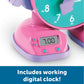 Learning Resources Tock The Learning Clock Pink, 1 Piece, Ages 3+, Educational Talking Clock