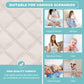 Sunny zzzZZ 6 Pack Baby Waterproof Changing Pad Liners - Quilted Thicker Ultra Soft Changing Table Cover Liners - Durable & Easy