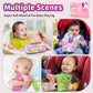 usrela Baby Toys 6 to 12 Months - Tissue Box Toy, Baby Toys for 6 12 18 Months, Unicorn Tissue Learning Toys with Alphabet Numbe