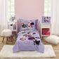 Disney Minnie Mouse I Am Awesome Lavender And Pink, Figaro Plush Decorative Throw Pillow