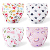 Toddler Girls Training Pants 4 Pack,Baby Girls Cotton Training Underwear,Potty Training Underwear Girls Mul 2T