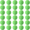 Kymqlyw 30 Pcs Assorted Mini Soft Foam Balls - Lightweight Play Balls for Crafts, Birthday Party Favors, Carnival Prizes (Green)