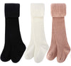 Booph Girls Tights Baby Toddler Cable Knit Leggings Pants 4-5T J-3 Pack