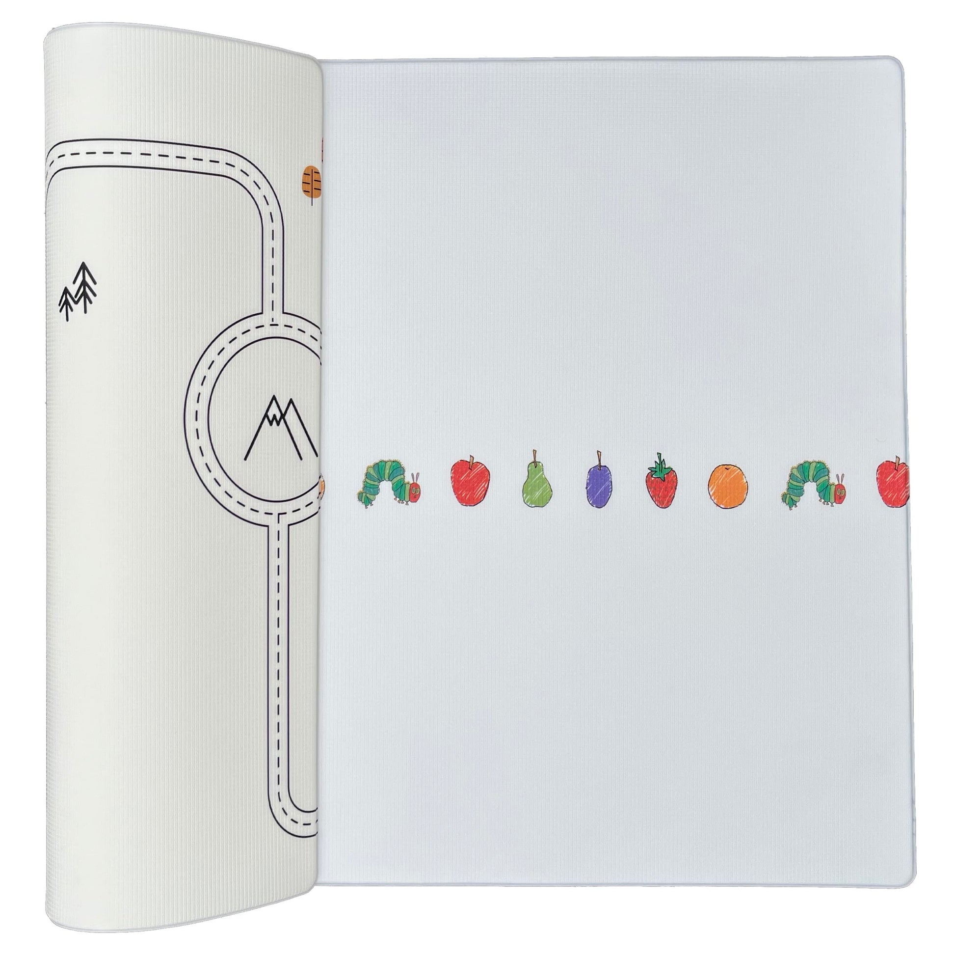 Little Bot X World Of Eric Carle Baby Play Mat, The Very Hungary Caterpillar Ofie Mat (Caterpillar Life + Country Road Nordic)