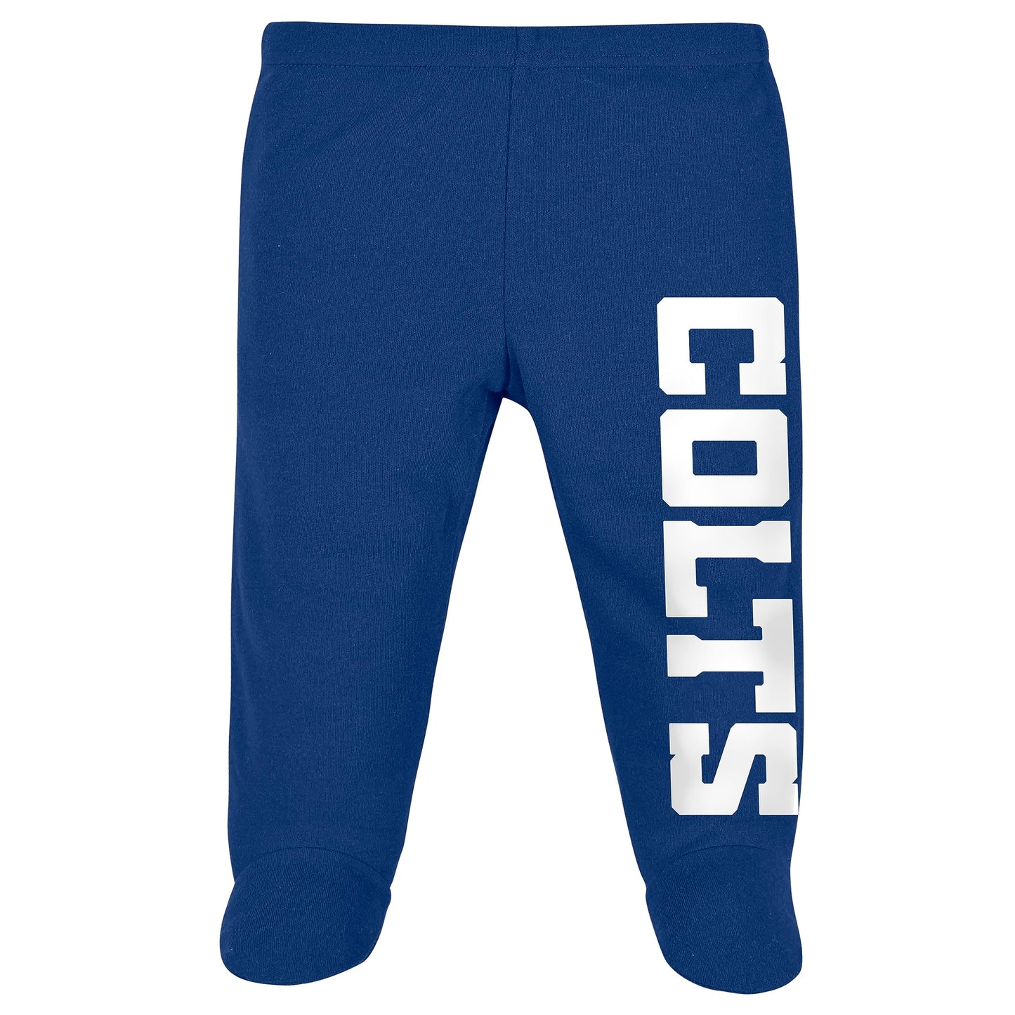 Gerber Nfl Baby Boys' 3Pc Bodysuit, Footed Pant, & Cap Set, Indianapolis Colts, 0-3 Months