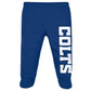 Gerber Nfl Baby Boys' 3Pc Bodysuit, Footed Pant, & Cap Set, Indianapolis Colts, 6-9 Months